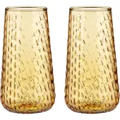 Marimekko - Syksy Glas, long 180 ml, honey (2er-Set)