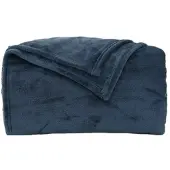 vidaXL Überwurfdecke Marineblau 240 x 270 cm Fleece 42016776