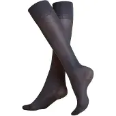 Kunert Damen Stützkniestrümpfe Fly & Care 40 DEN - blau - 39|42|41|40