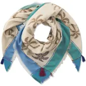 Codello Jacquard-Tuch in beige | Gr.: onesize