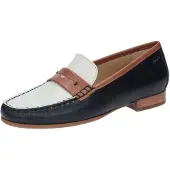 Sioux 4141902 ROSIKENA-700, Slipper & Mokassin in Dunkelblau für Damen, Größe 37