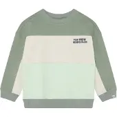 Noppies Sweatshirt in Grün/ Creme - 140