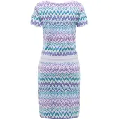 Ragwear Minikleid "Baomi Print YOUMODO" Außentaschen Eingrifftaschen Gemustertes kurzes Sommerkleid mit Taillenkordel