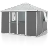Pergart Vitavia, Gerätehaus "Universum", alu / anthrazit, 10,2 m²