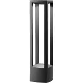 LIGHT-POINT Mirage LED-Wegelampe schwarz, 48 cm, CCT, IP54 - , Mirage, dimmbar, Schwarz, für Balkon, Aluminium, Design