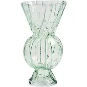 &Klevering - Rhombic Glas-Vase, grün