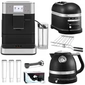KitchenAid Kaffeevollautomat KF7 Frühstücks-Set Gusseisen Schwarz