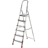 AgriEuro Premium Alu-Stehleiter Alice 6, 6 Stufen, 1.93 m