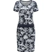 Ragwear Sommerkleid "Sommerkleid Baomi Tropic YOUMODO", Damen, Gr. XL, N-Gr, blau (navy), Obermaterial: 100% Baumwolle CO., Kleider Sommerkleid