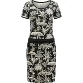 Ragwear Sommerkleid "Sommerkleid Baomi Tropic YOUMODO", Damen, Gr. S, N-Gr, schwarz, Obermaterial: 100% Baumwolle CO., Kleider Sommerkleid