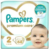 Pampers Premium Care Size 2 Einwegwindeln 4-8 kg 68 St.