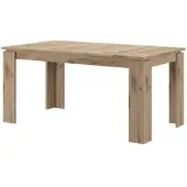 Inn.Furn Esstisch "Selen" Eiche Küchentisch ausziehbar 160 - 200 cm, bis 8 Personen