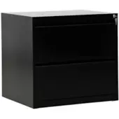Proregal Hängeregistraturschrank Mare| HxBxT 70x76x62 cm |Schwarz