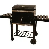 Patton Holzkohlegrill C2 - Charcoal Chef XL - Gusseisen Rost 77x42 cm - Emaillierter Stahl