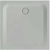 Bette quadrat Duschwanne „BetteUltra“ 1000 × 1000 mm ohne Oberflächenbeschichtung, ohne Oberflächenveredelung, ohne Wannenträger, in Flanell