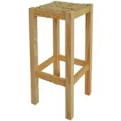 Aranaz MUEBLEAR - Rustikaler Hocker hoch lackiert