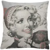 Lazis Kissenhülle Dorli-Petje 50 x 50cm Skiläuferin