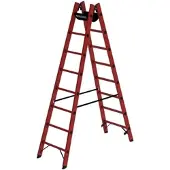 Proregal Sprossen-Stehleiter GFK 2x8 Sprossen