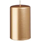 Kopschitz Kerzen Stumpenkerzen Gold 100 x Ø 60 mm, 4 Stück