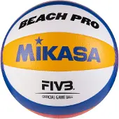 MIKASA Beach Pro BV550C Beachvolleyball in blau, Größe 5