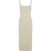 Urban Classics Shirtkleid "Ladies Basic Long Cotton Jersey Dress" 1 Stk. tlg.