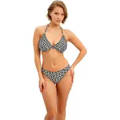 Freya Swim Unwattierter Bikini BH Koh Tao | Grösse: 85D | Farbe: Schwarz/Weiß