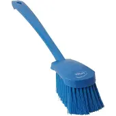 Vikan 4181-3 Emaillepinsel, langer Griff blau, weiche Fasern, 415 mm