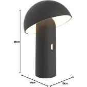 Lumisky Tod Black, Schwarz, LED, 280 mm, 1 Stück(e)