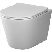 Am.pm Spülrandloses WC Toilette für Gäste-WC Hänge-WC FlashClean aus Keramik Wand-WC CFA1900SC Func Wand-WC mit Softclosing-Sitzabdeckung