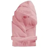 Buttinette Kinder-Bademantel, mauve