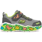SKECHERS Play Scene Klittenband Laag - Donkergrijs - Maat 24