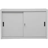 Proregal Schiebetürenschrank Ant 2 Ordernhöhen HxBxT 75 x 120 x 45 cm Grau