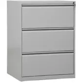 Proregal Hängeregistraturschrank 3 Schubladen Mare HxBxT 101 x 76 x 62 cm Grau