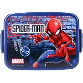 Spiderman Marvel Spider-Man Brotdose Let's Eat!, Marineblau