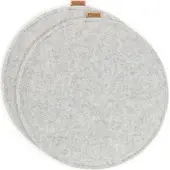 Miqio 2 er Set Sitzkissen 2 Sitzauflage mit Antirutschnoppen Ø 35 cm