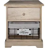 HTI Kommode Melia mit Schublade und Korb Artisaneiche
