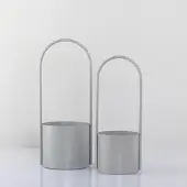 Dpi Deko-Pflanztopf aus Metall S