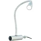 Lunartec Ultrahelle LED-Lampe mit Metall-Schwanenhals für Bettbefestigung