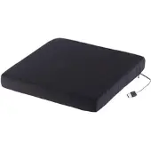 Generique Beheizbares Sitz- & Rückenkissen, Betrieb über USB-Powerbank, 35x35 cm