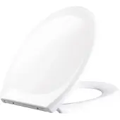 BadeStern Universal-WC-Sitz, O-Form, Absenkautomatik, antibakteriell beschichtet
