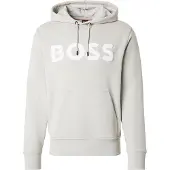 BOSS für Herren. 50523074 Hoodie Logo Übergröße grau (XL), Lässig, Baumwolle