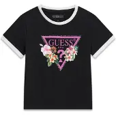 GUESS T-Shirt J6GI23 K6YW4 Schwarz Regular Fit