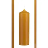 Kopschitz Kerzen Altarkerzen Honig 300 x Ø 60 mm, 6 Stück