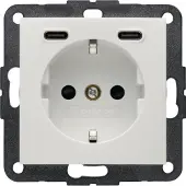Berker Steckdose SCHUKO/USB CC 20W PD S.1