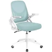 Costway Bürostuhl Ergonomischer Schreibtischstuhl 360° Drehstuhl Blau