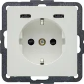 Hager Steckdose SCHUKO/USB CC 20W PD Q.x