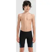 Arena Jammer Jungen Logo Print - Black-turquoise - 128