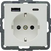 Hager Steckdose SCHUKO/USB AC 20W PD Q.x pw