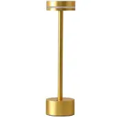 Stalgast LED-Tischleuchte kabellos mit Touch-Bedienung, dimmbar, goldfarben, H. 320 mm