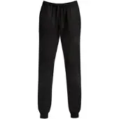 Trigema Sweathose "Jogginghose aus Biobaumwolle", Damen, Gr. S, US-Größen, schwarz, Sweatware, 75% Baumwolle (Biobaumwolle kbA), 25% Baumwolle (recycelt), Basic, Hosen Sweathose